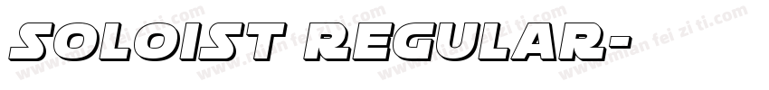 Soloist Regular字体转换